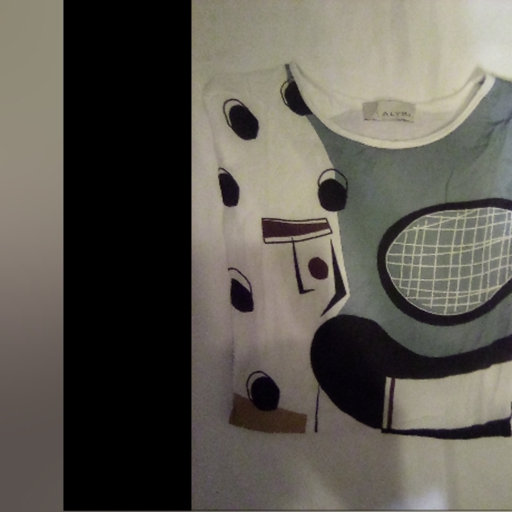 "ALYSI" BLOUSE (T-SHIRT),ITALY - Picture 3 of 5